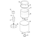 Maytag PAV3200AAW tub diagram