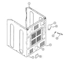 Maytag MDG7500AWQ cabinet-rear diagram