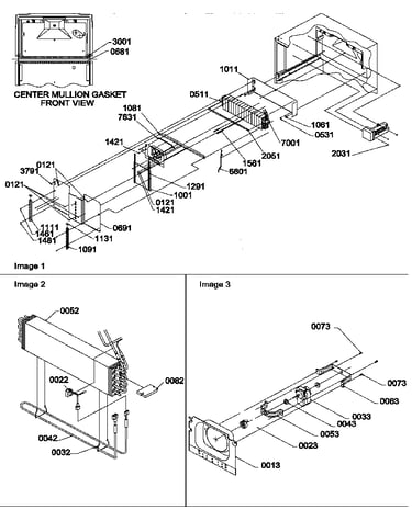 Evap and fan motor assy