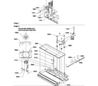 Amana TSI25TE-P1308101WE machine compartment diagram