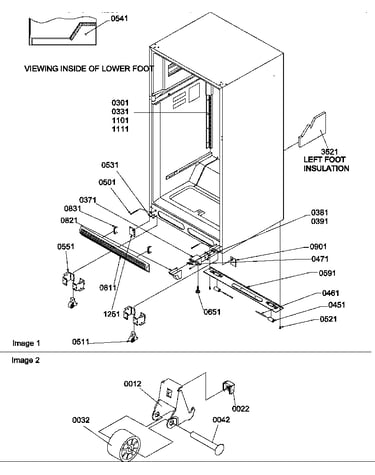 Ladders, lower cabinet and rollers