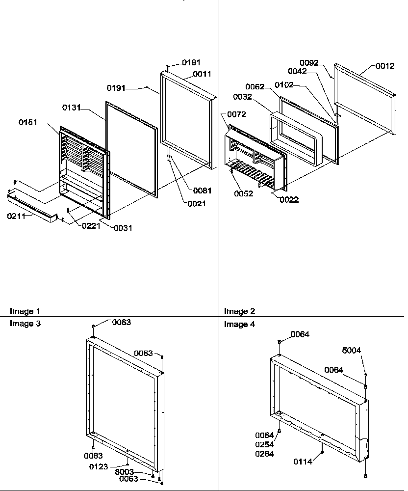 Door assemblies