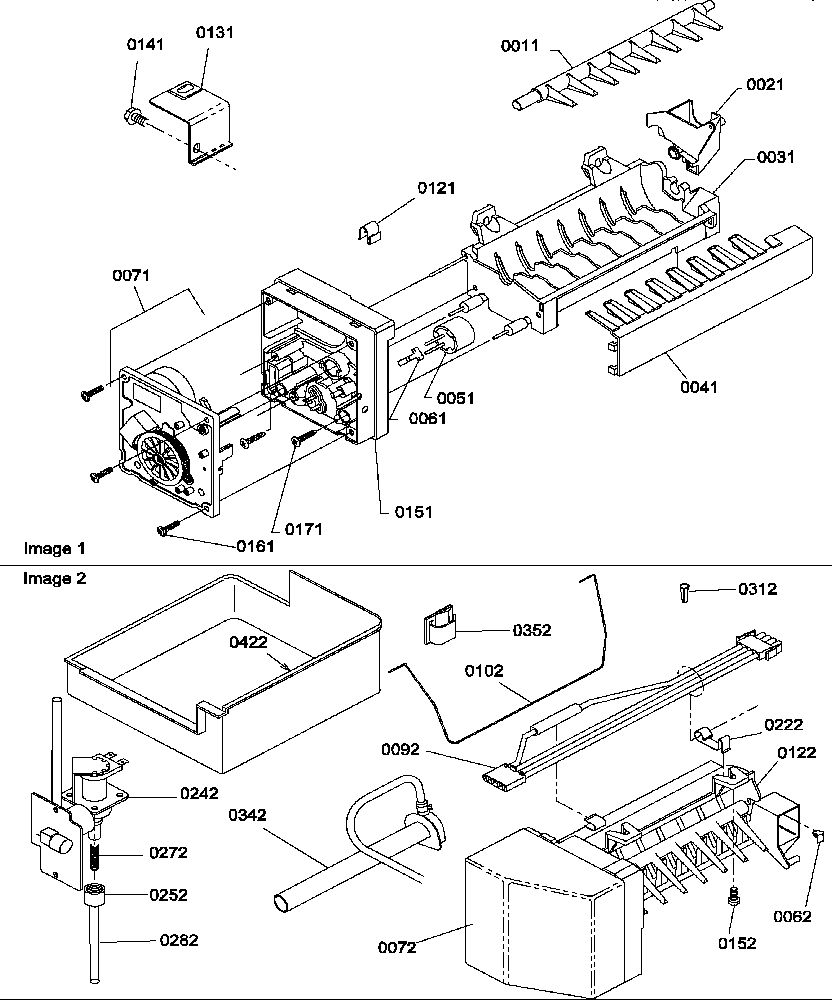 ICE MAKER ASSY AND PARTS