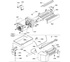 Amana TSI25TE-P1308101WE ice maker assy and parts diagram