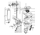 Hoover C1065--- handle, mainbody, outerbag, hood diagram