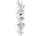 Hoover C1067--- motor assembly diagram