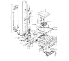 Hoover C1121--- agitator, handle, mainbody, outerbag diagram