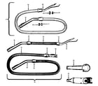 Hoover C1K01--- hose diagram