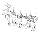 Hoover C2075 motor assembly diagram