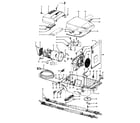 Hoover C2075060 cleaningtools, mainbody, outerbag diagram