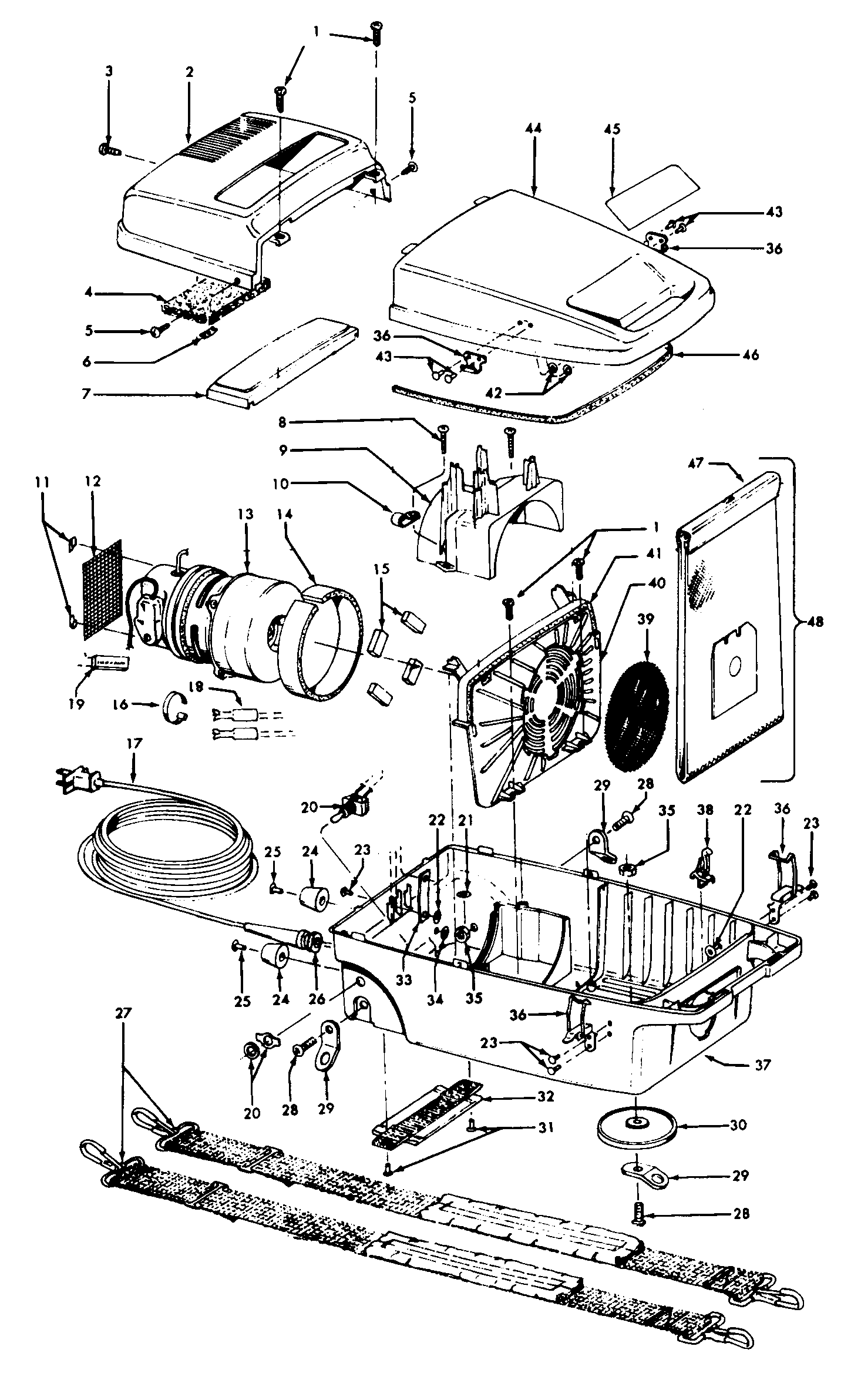 Cleaningtools, mainbody, outerbag