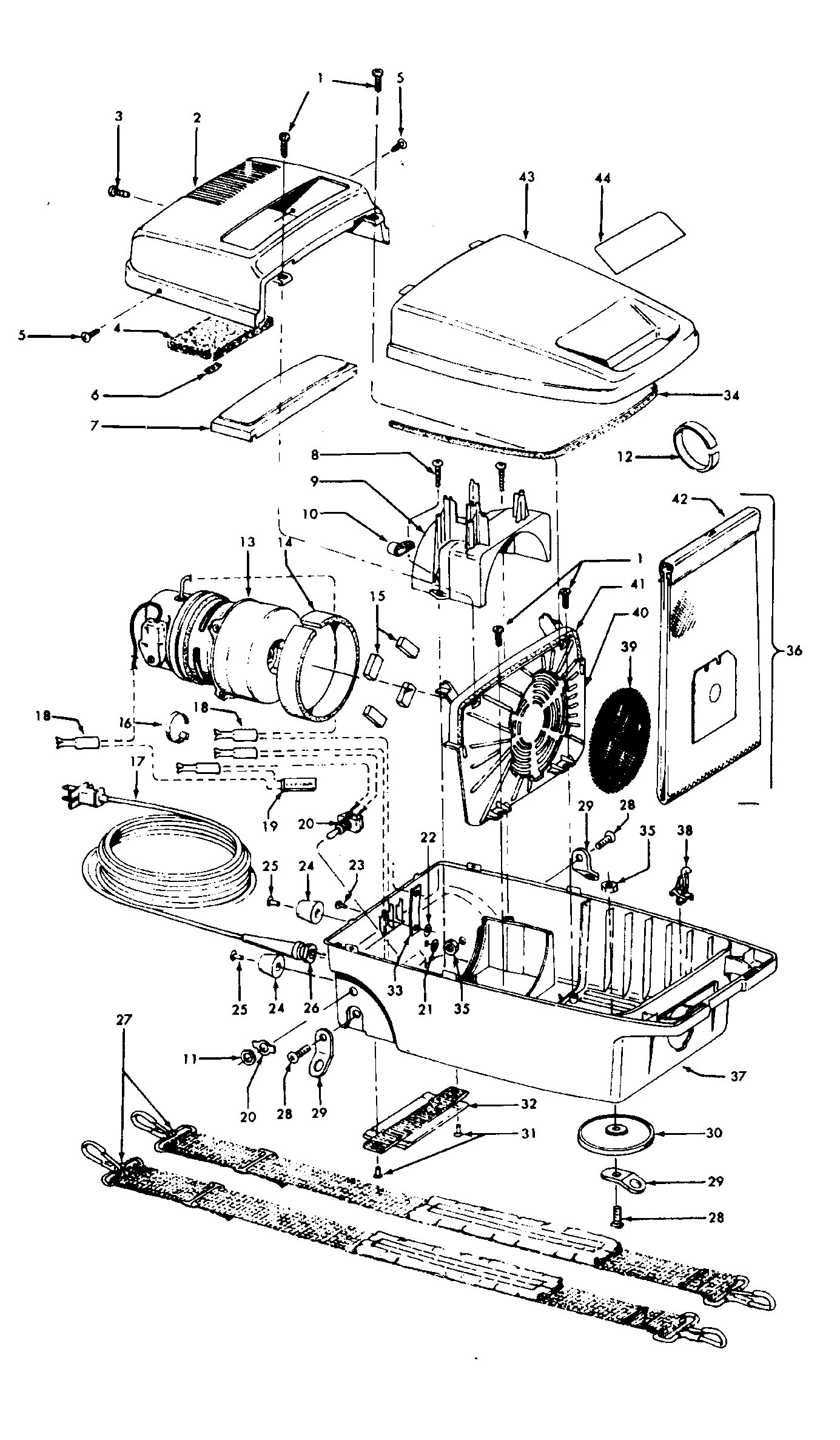 Cleaningtools, mainbody, outerbag