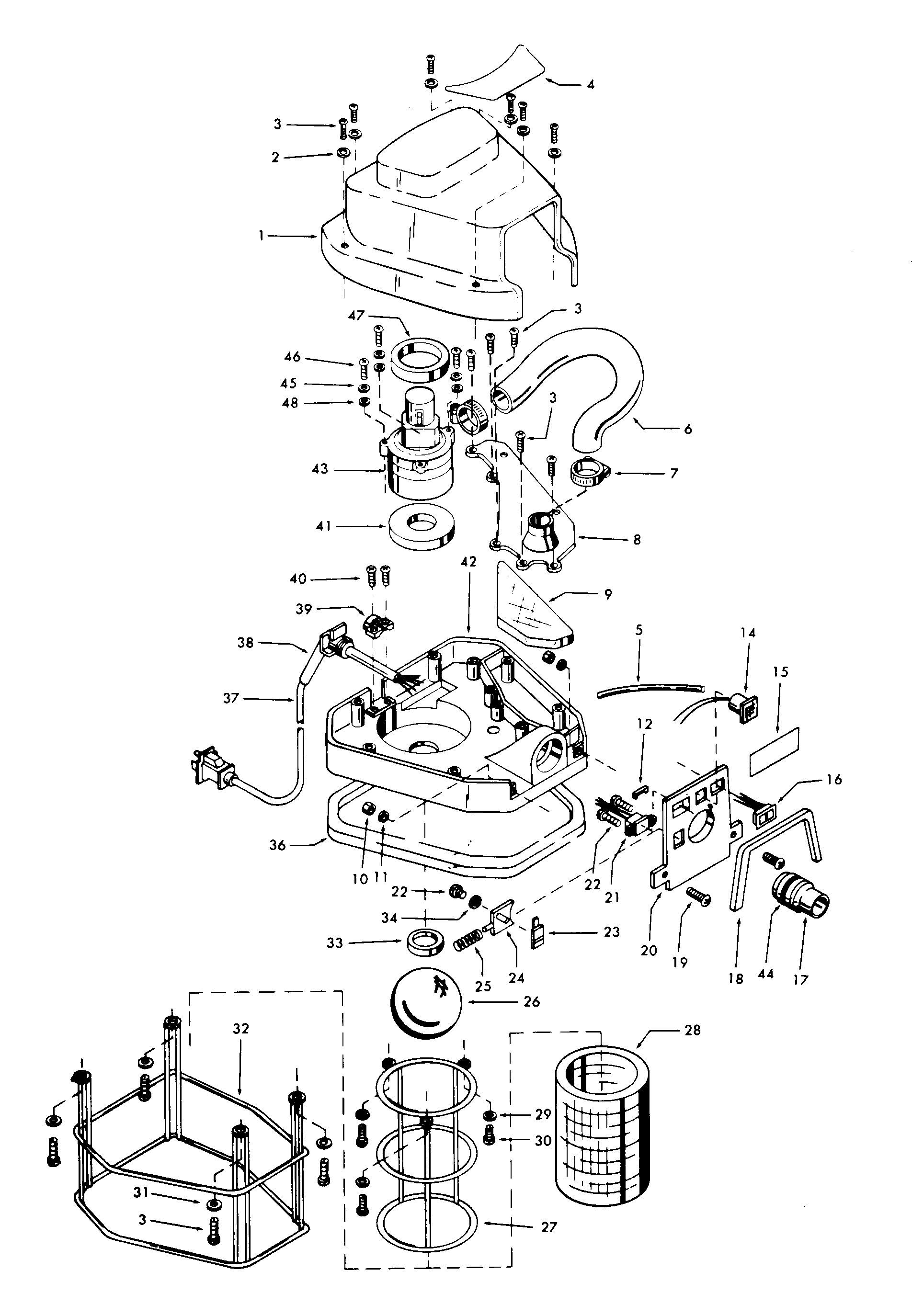 Motor assembly, mainbody