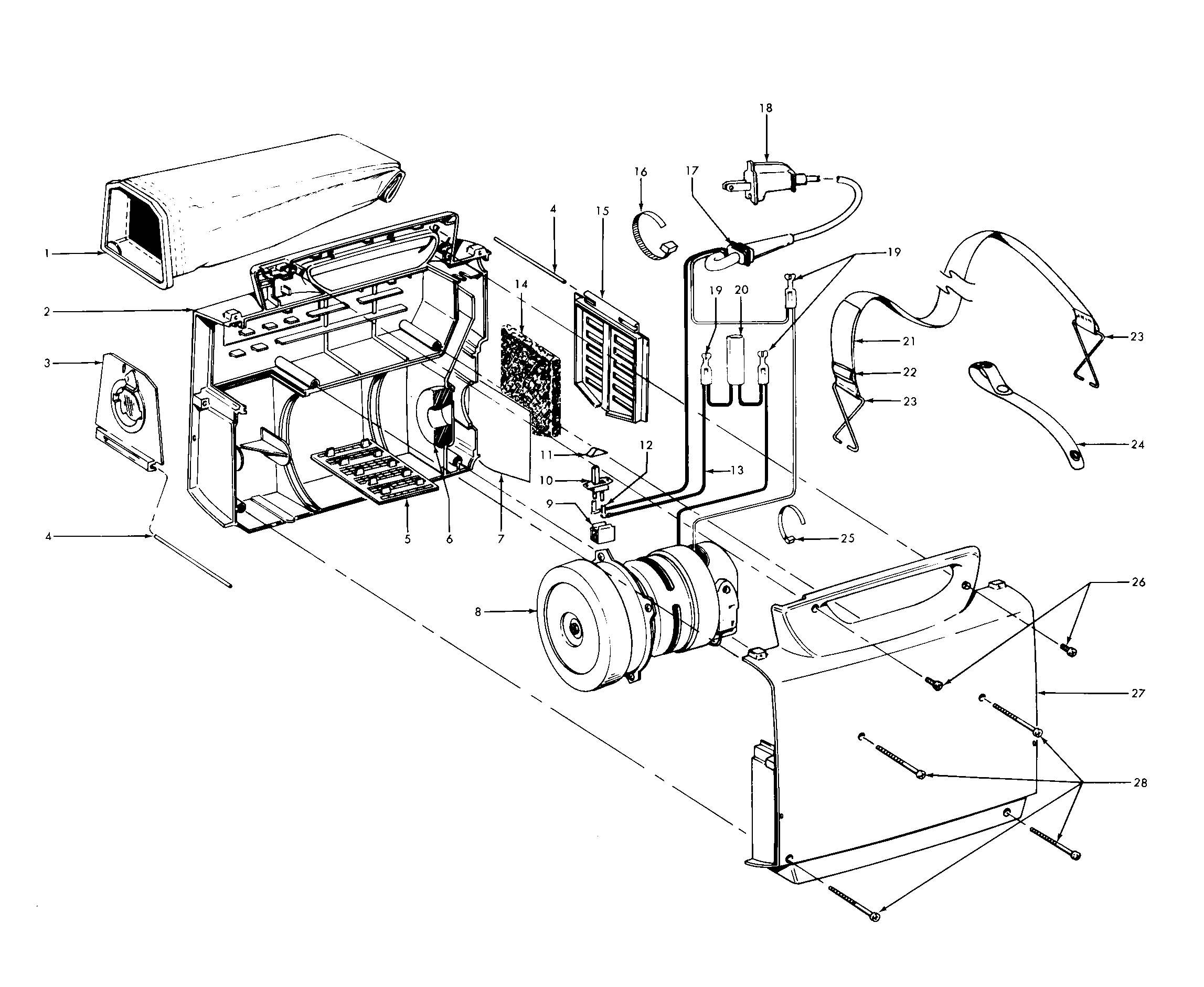 Motor assembly, mainbody
