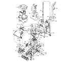 Hoover C3820 motor assembly, mainassembly diagram