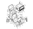 Hoover C4275 motor assembly, mainassembly diagram