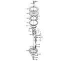 Hoover C5025 gears_bearings diagram