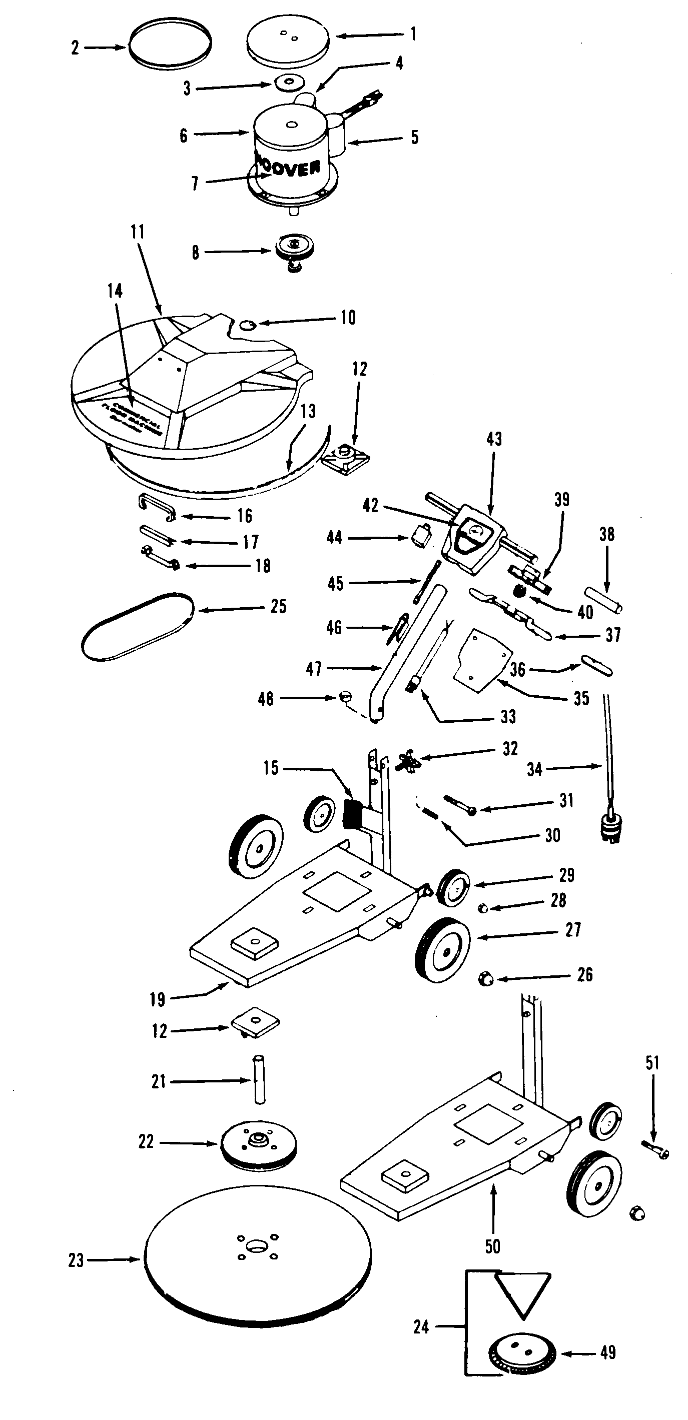 Motor, mainassembly,bearings, switch