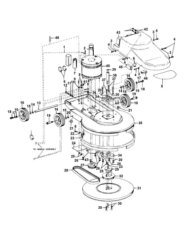 Mainbody, motor, gears