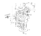 Hoover C5039 mainbody, motor, gears diagram