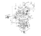Hoover C5041 mainbody, motor, gears diagram