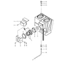 Hoover C5122 motor assembly, vacuummotor diagram