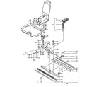 Hoover C5122 tractornozzle, squeegeeassembly diagram