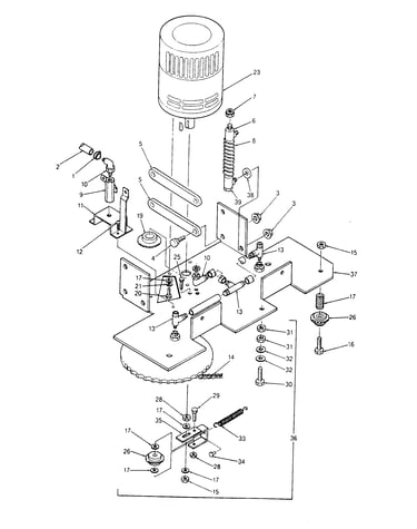 Brushdrivemotor, brushlift_plate