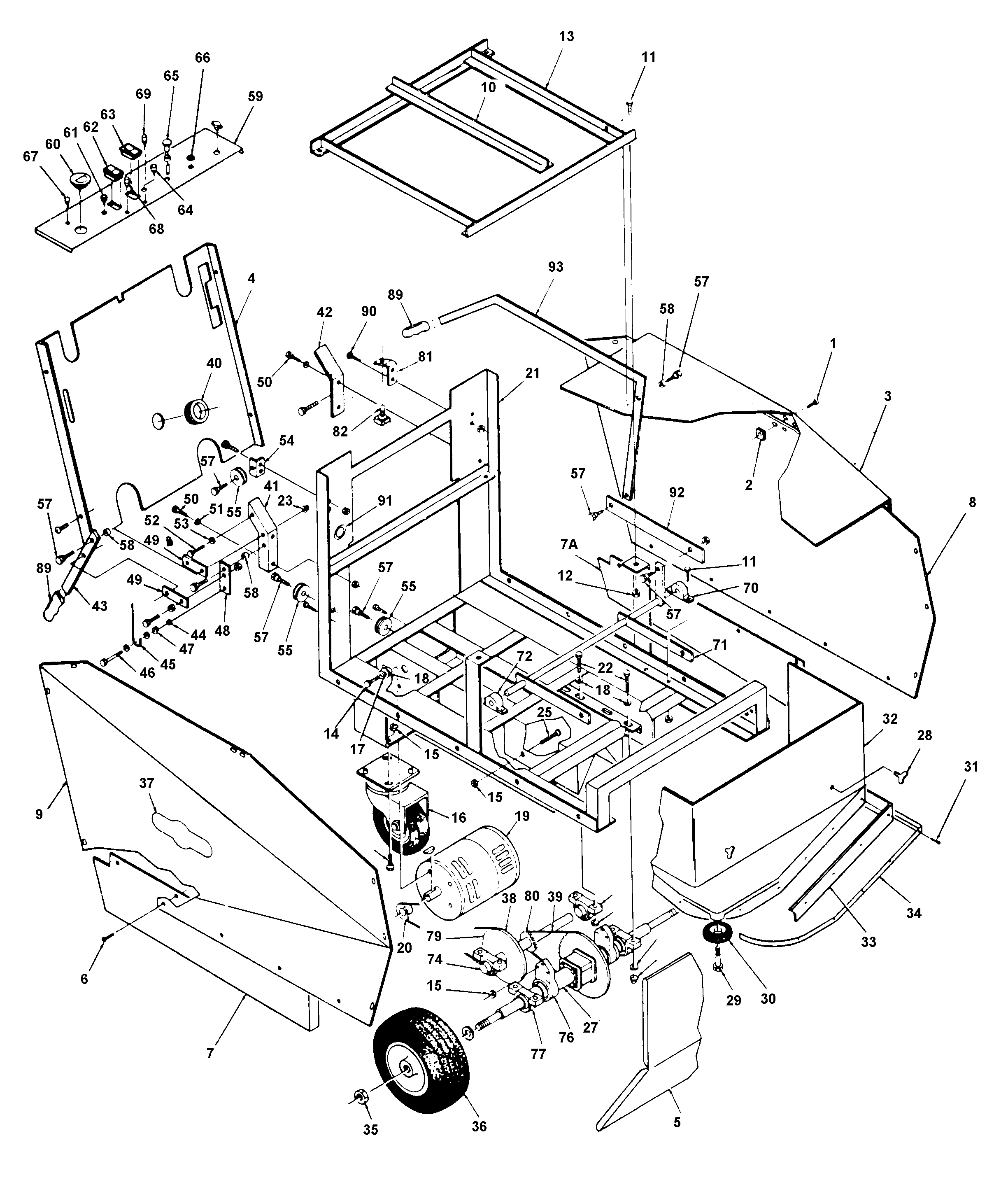 Transmissionmotor, mainassembly