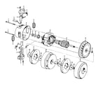 Hoover CEMP2004 motor assembly diagram