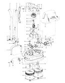 Motor, handle, hood, switch, gears