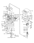 Motor, hood, switch, gears