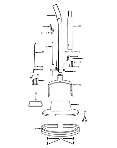 Handle, hood