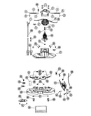 Motor assembly, switch, brushcarriers