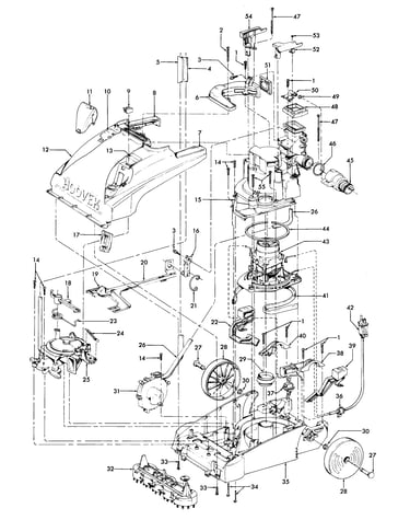 Motor assembly, hood