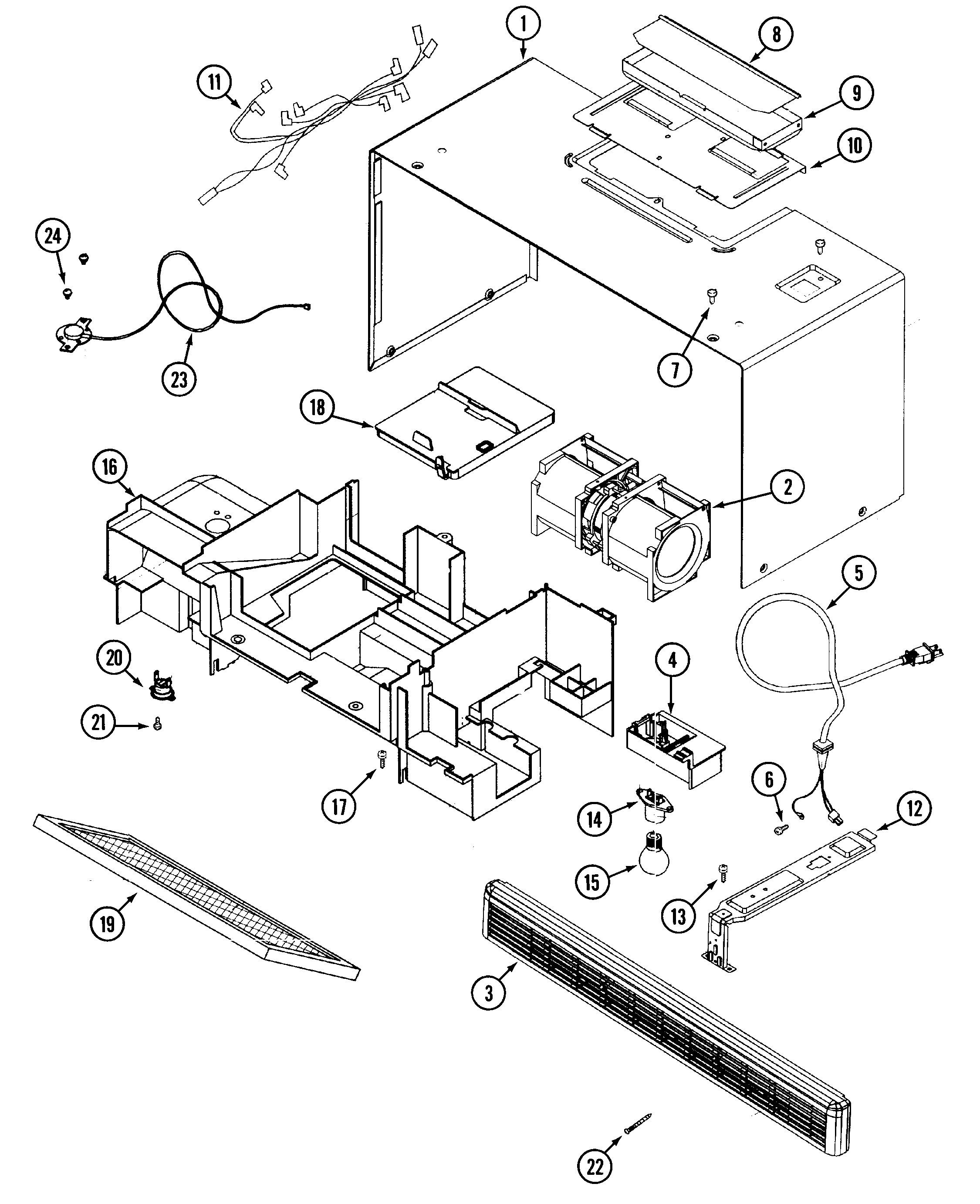 Cabinet & ventilation