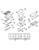 Top assembly/gas controls