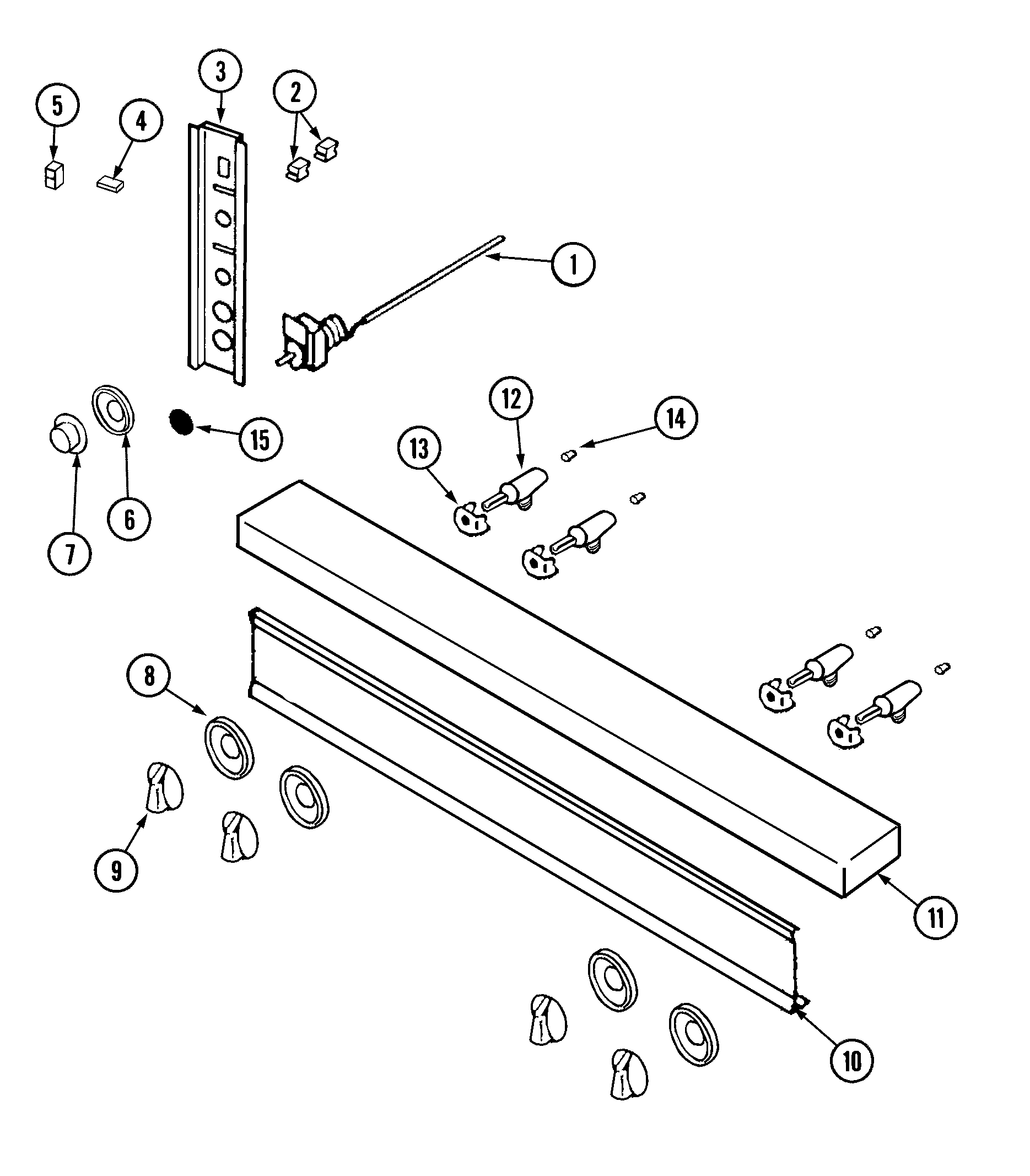 Manifold panel/gas controls