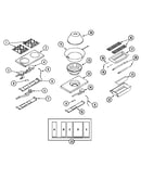 Top assembly/gas controls