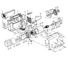 Hoover S1003 mainhousing, motor assembly diagram