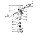 Hoover S1005--- motor assembly diagram