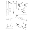 Hoover S1015 hose, cleaningtools diagram