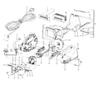 Hoover S1057300 motor, cleaningtools, motorhousing diagram