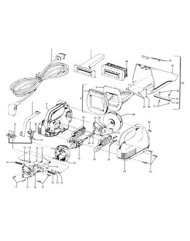 Motor, cleaningtools, motorhousing