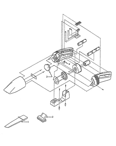 Mainhousing, cleaningtools, motorhsg