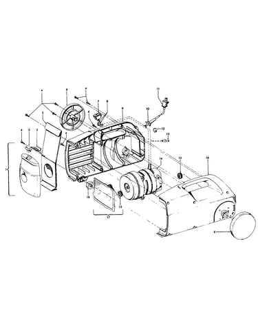Mainhousing, hose