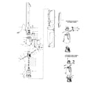 Hoover S2041 motor assembly, bag & motorhousing diagram