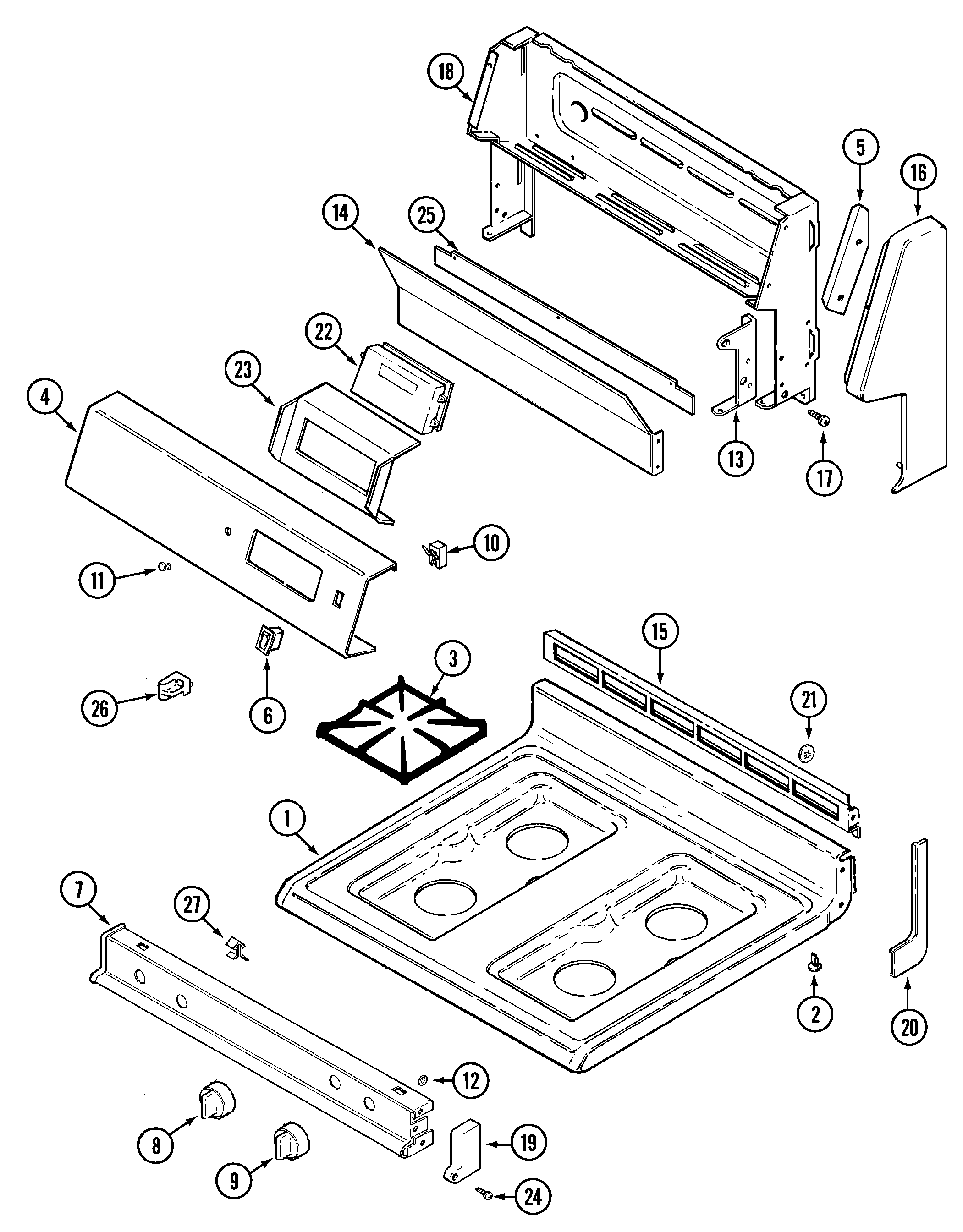Top assembly (crg7500aa*)