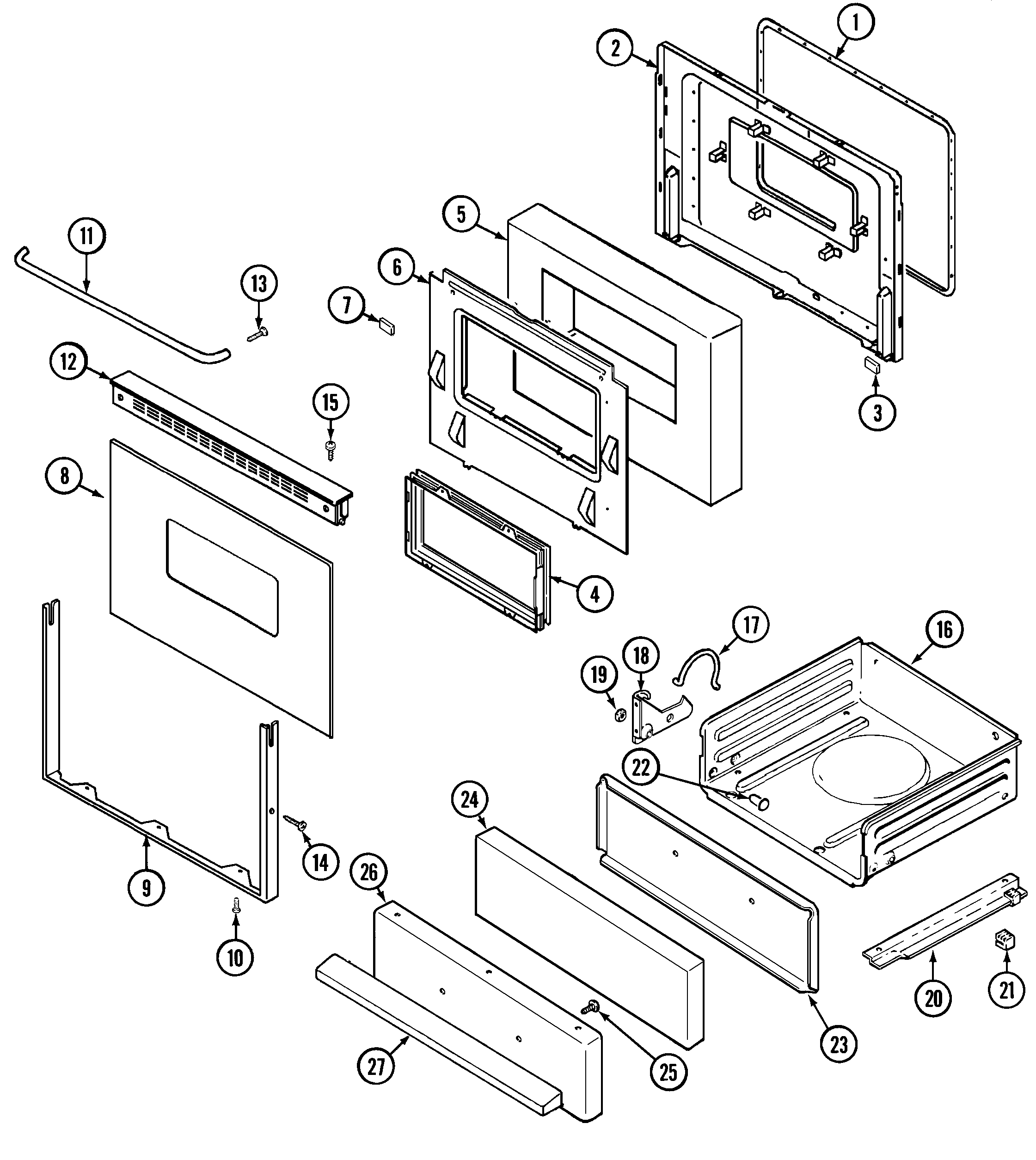 Door/drawer (crg7500aa*)
