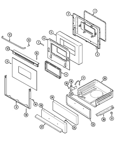 Door/drawer (crg7500aa*)